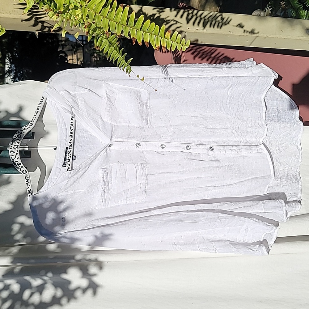 Elementz Women's Elegant White Blouse